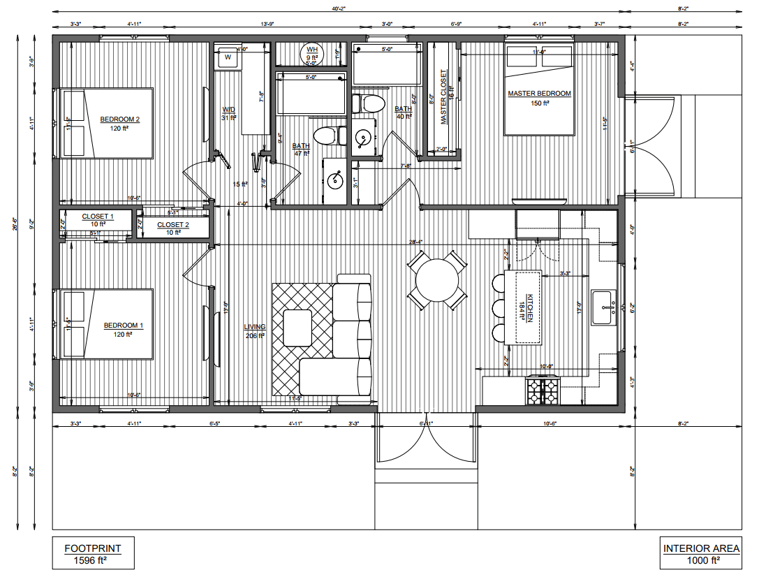 simple-3-bedroom-design-1254-b-house-plans-house-layouts-modern