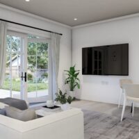 Accessory dwelling unit living room interior
